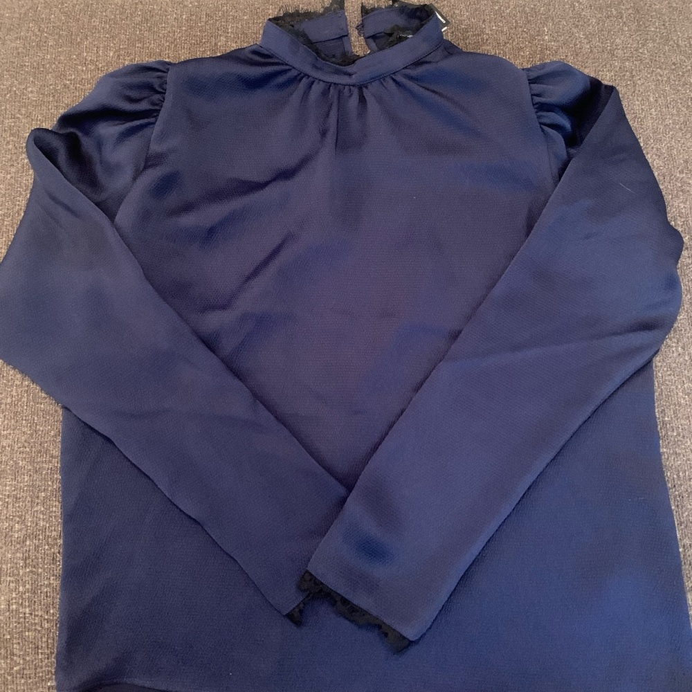 Navy Express Blouse